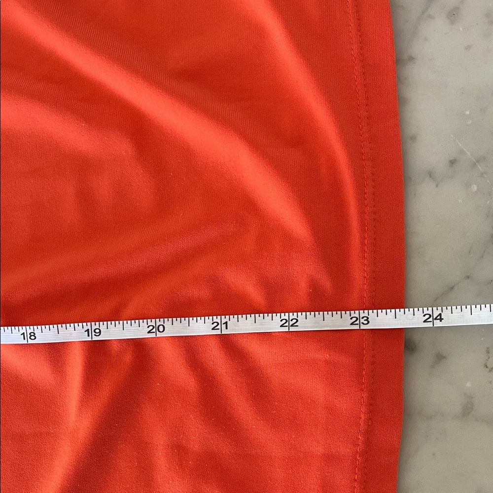 LAUREN RALPH LAUREN Bright Orange Sleeveless V-Neck Tank Top PM - Picture 15 of 16
